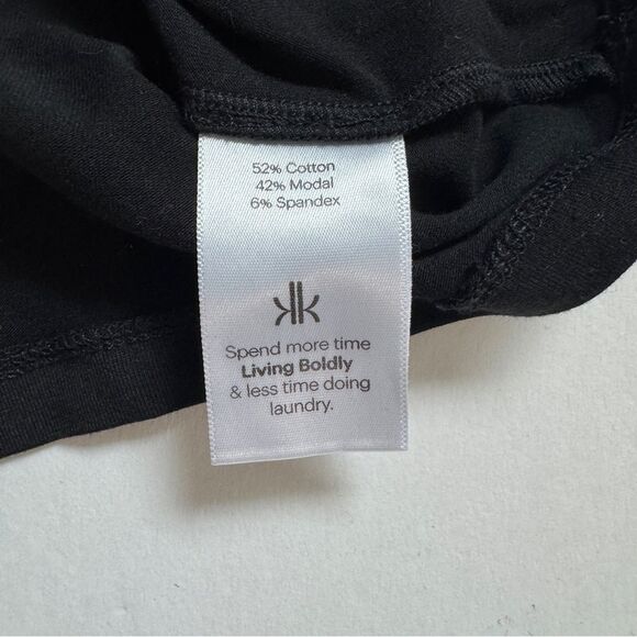 Krimsom Klover Nina Tank Solid Black Size X-Small NWT - Picture 8 of 9